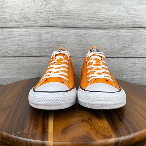 Converse Chuck Taylor All Star Seasonal Orange Low Top Shoe 164937F Mens Size 13 - Picture 6 of 11